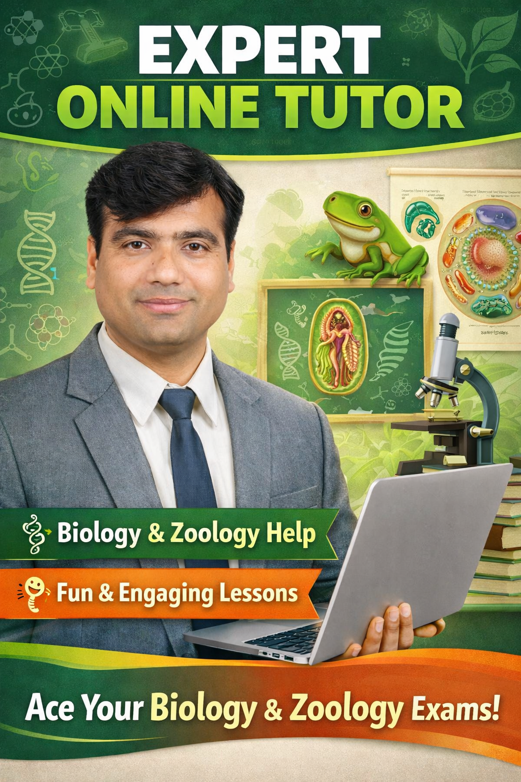 Biology Tutor in Multan/Pakistan | Online & Home | Dr. Muhammad Ismail — teaching image 1