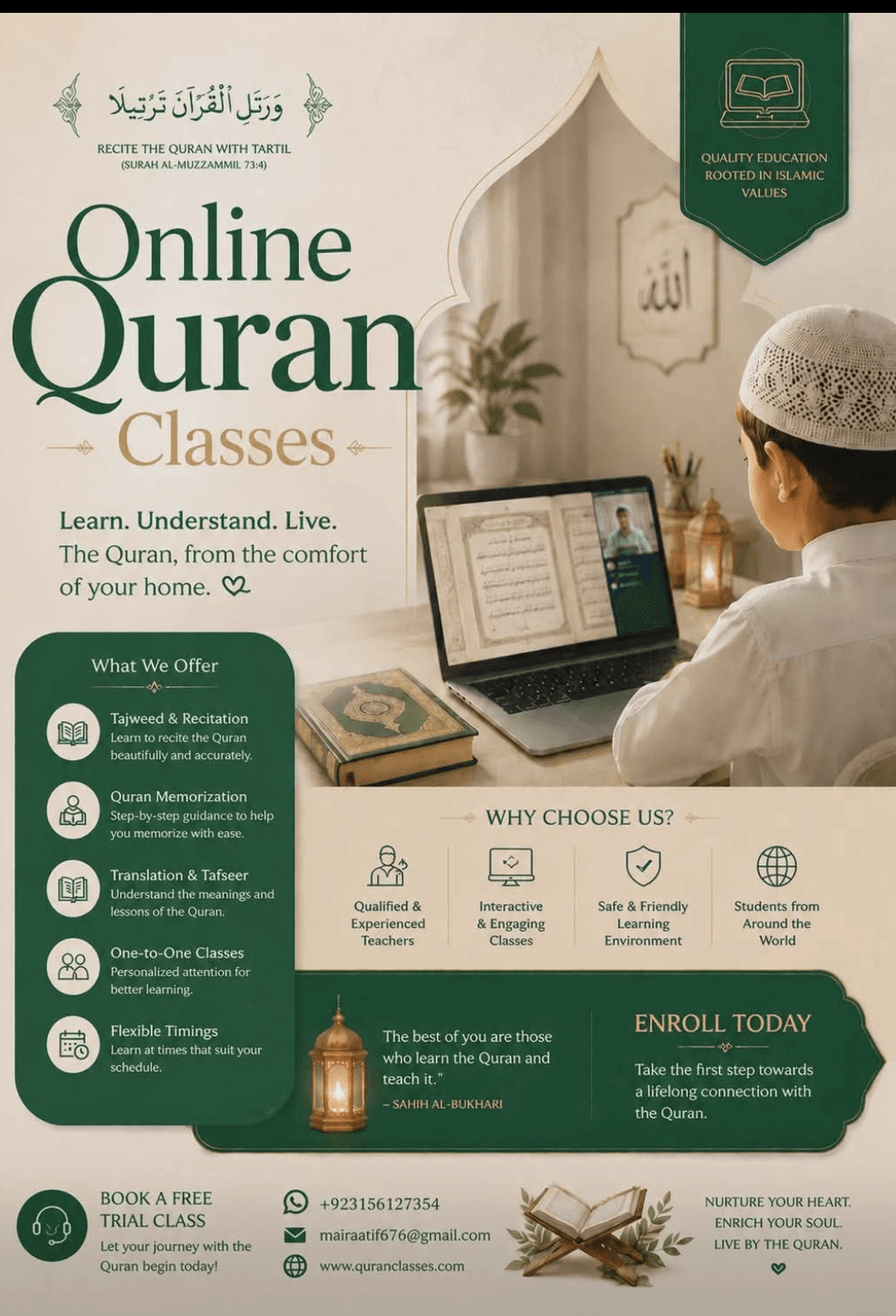 Syed Ahmad Quran teaching gallery image 1