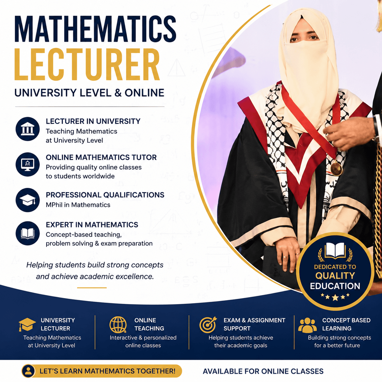 Aliza Ishtiaque Mathematics teaching gallery image 1