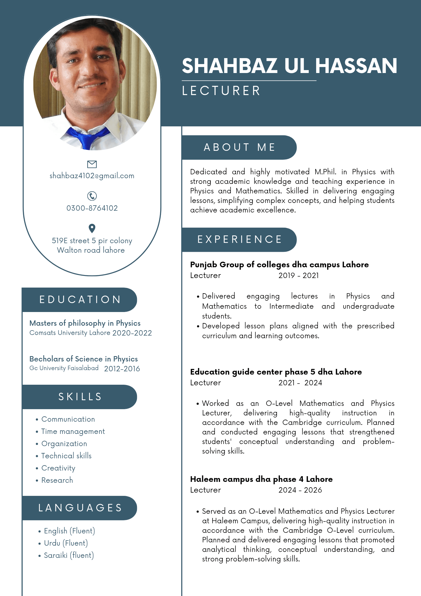 Shahbaz Ul Hassan Mathematics and Physics teaching gallery image 1