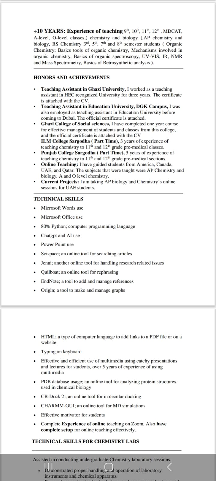 Subject Tutor in Pakistan | Online & Home | Tutor — teaching image 2